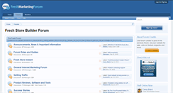 Desktop Screenshot of freshmarketingforum.com